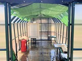 Mating house, ready to be equipped with cages