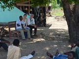 Discussions with fisherman at the Malawi lake