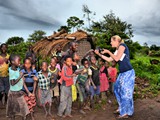 Kids in Mjinchi are amazed about the their photos